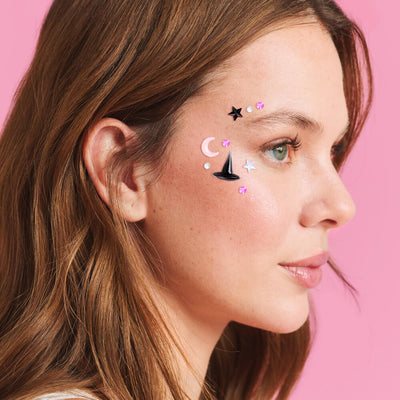 Witch Face Gems - 102 piece iridescent gem set