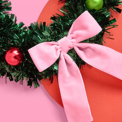 Pinkmas Wreath - iridescent mini wreath