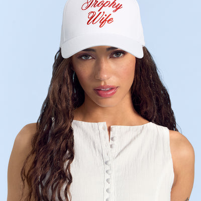 Trophy Wife Trucker Hat - embroidered hat