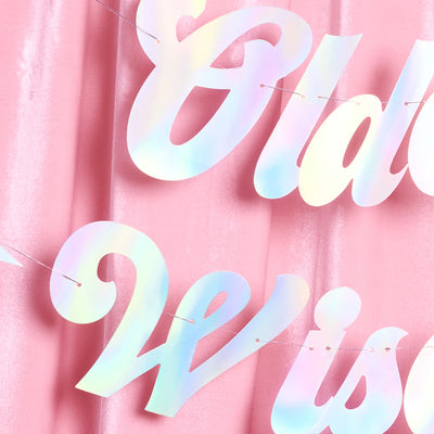 The Motto Banner 2.0 - iridescent foil banner