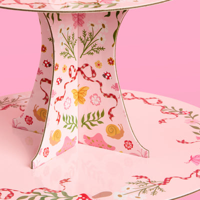 Garden Fairy Cupcake Tower - 3 tiered display