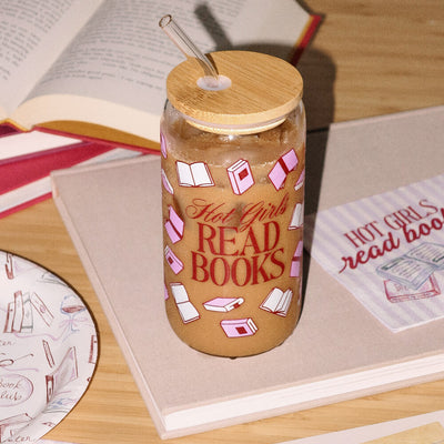Hot Girls Read Books Tumbler - tumbler glass cup