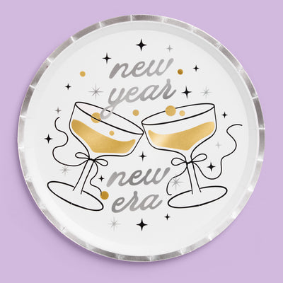 New Year, New Era Plates - 24 paper plates