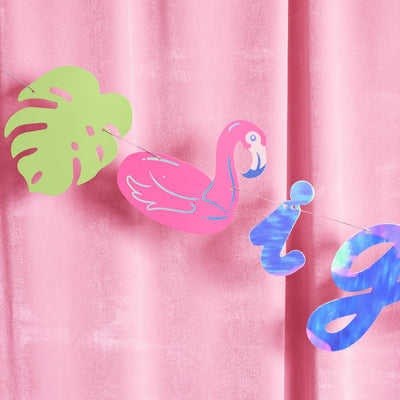 I Got A Text Banner - iridescent foil banner