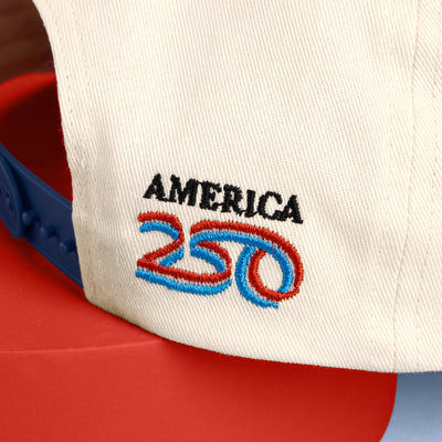 All American Trucker Hat - embroidered snapback