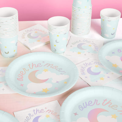 Over the Moon Cups - 50 paper cups