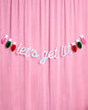 Let's Get Lit Banner - 3D paper banner