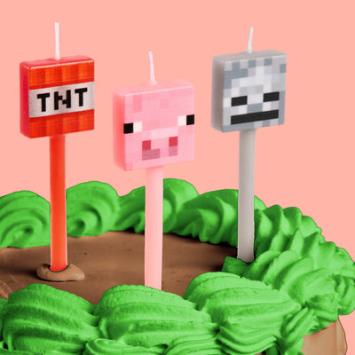 Pixel Candles - set of 6