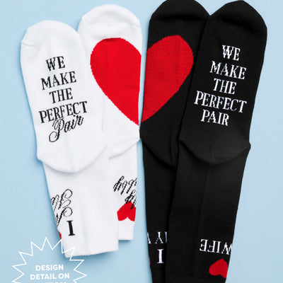 Perfect Pair Couples Socks - Cotton Blend Socks