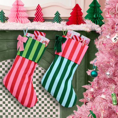 Striped Stocking Set - 2 pieces