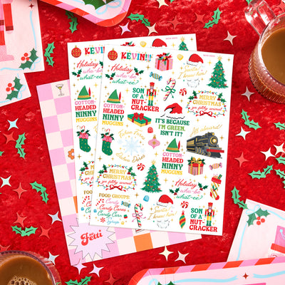 Christmas Movie Tattoos - 48 temporary tattoos