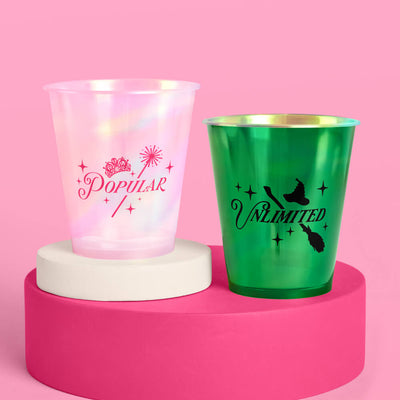 Emerald City Cups - 16 plastic cups