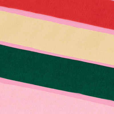 Camp Streamers - 4 colorful crepe rolls
