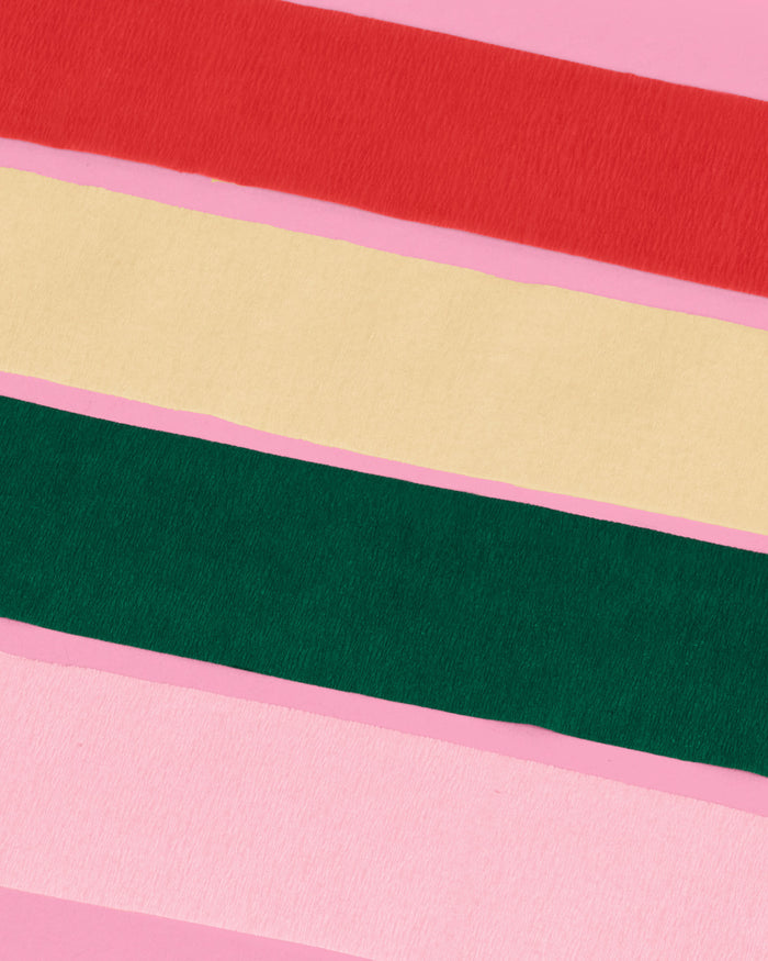 Camp Streamers - 4 colorful crepe rolls