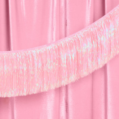 Pretty in Pink Fringe - light pink fringe banner