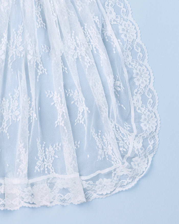 Lace on Lace Veil - layered multi lace veil