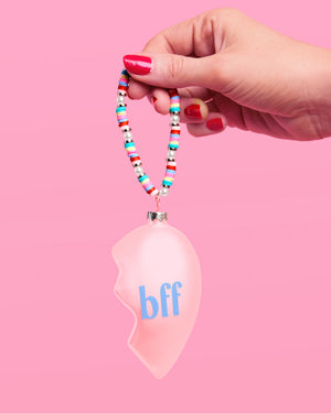 BFF Ornament - 2 piece split heart ornament