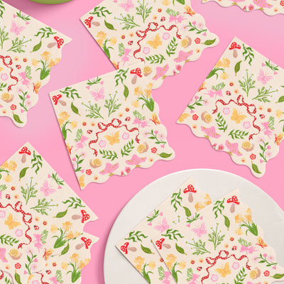 Garden Fairy Napkins - 25 paper napkins