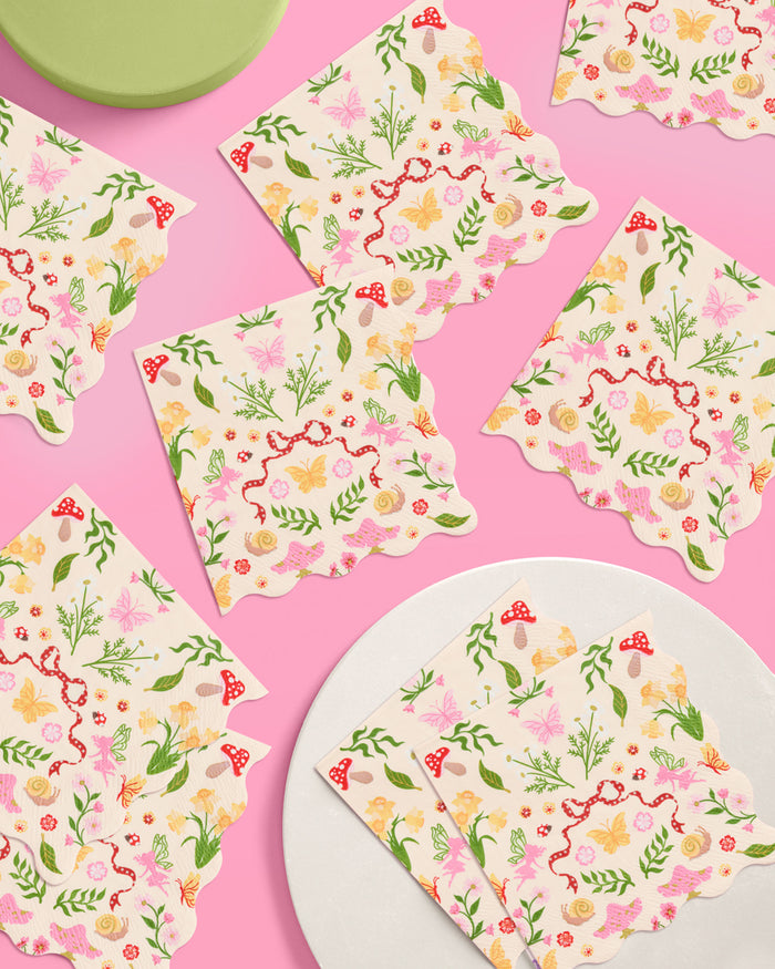 Garden Fairy Napkins - 25 paper napkins