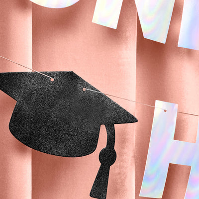 One Degree Hotter Banner - iridescent foil banner