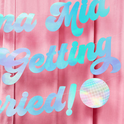 Mamma Mia Banner - three piece banner