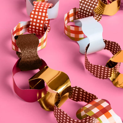 Thanksgiving Paper Chains - autumn paper garland