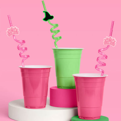 Emerald City Straws - 12 reusable straws