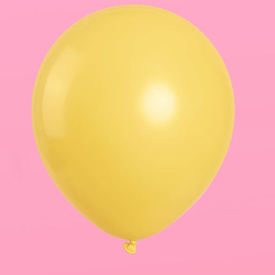 Lemon Printed Balloons - 24 latex balloons