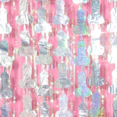 Penis Curtain Pack - iridescent foil curtains