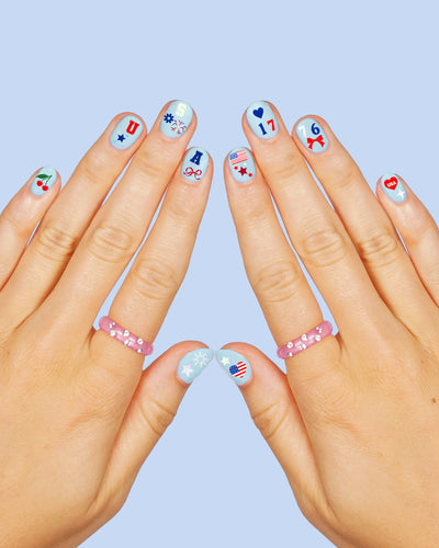 America 250 Nail Stickers - 250 nail stickers