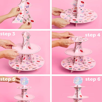 Party Era Cupcake Tower - 3 tiered display
