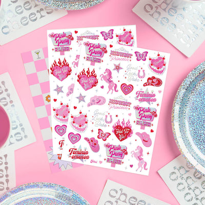 Pink Pony Club Tats - 54 temporary tattoos
