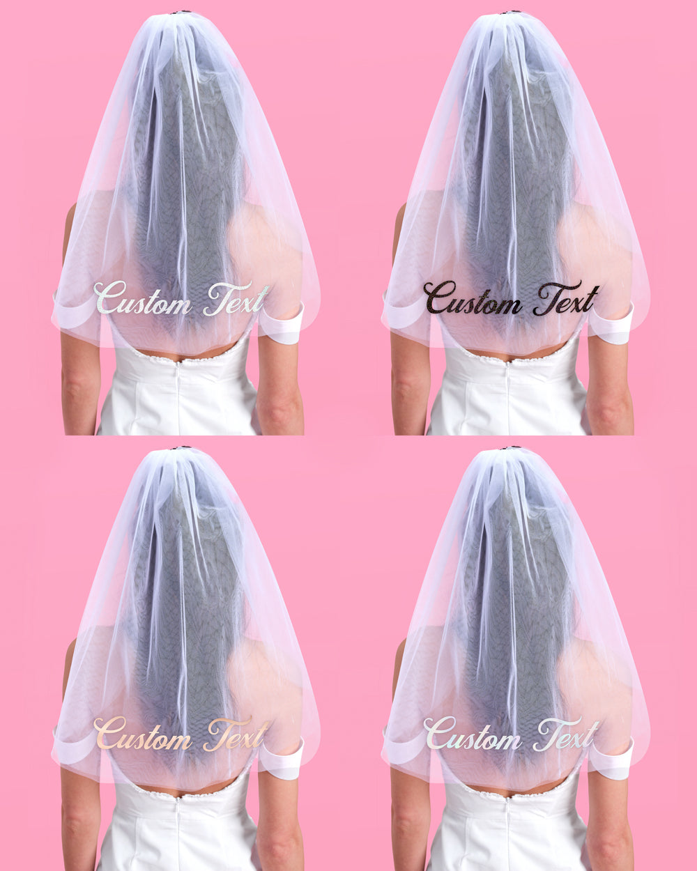 Classic Custom Veil - customizable veil – xo, Fetti