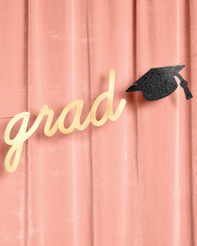 Congrats Grad Banner - two piece banner