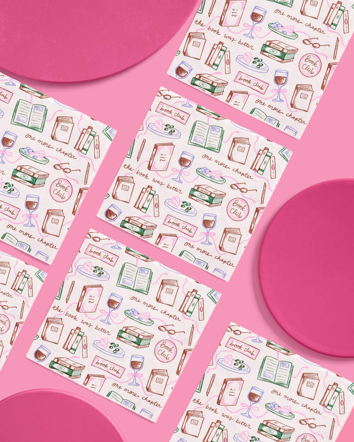 Book Club Napkins - 25 paper napkins