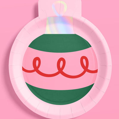 Ornament Plates - 24 paper plates