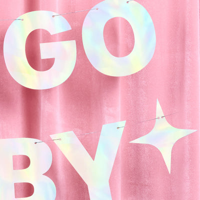 Virgo Baby Banner - iridescent foil banner