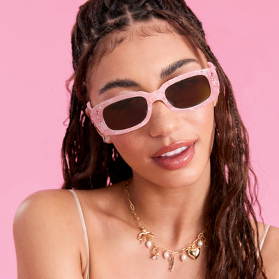 Birthday Girl Sunglasses - marble embossed sunglasses