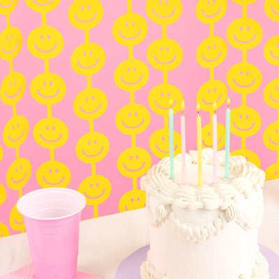 Smiley Curtain - matte foil curtain