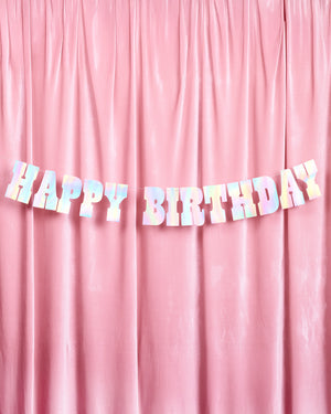 Western HBD Banner - 5 foot banner