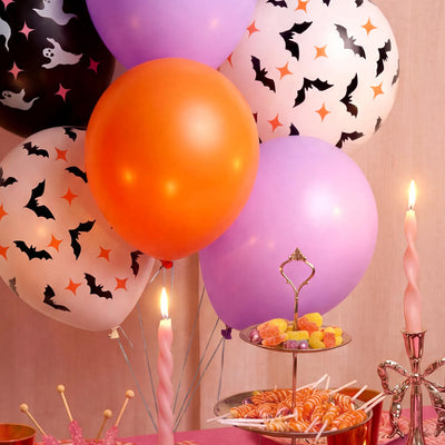 Halloween Latex Balloons - 24 spooky balloons