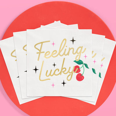 Feeling Lucky Napkins - 25 paper napkins