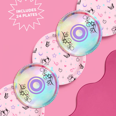 Y2K Bday Bundle - banner, tableware + more