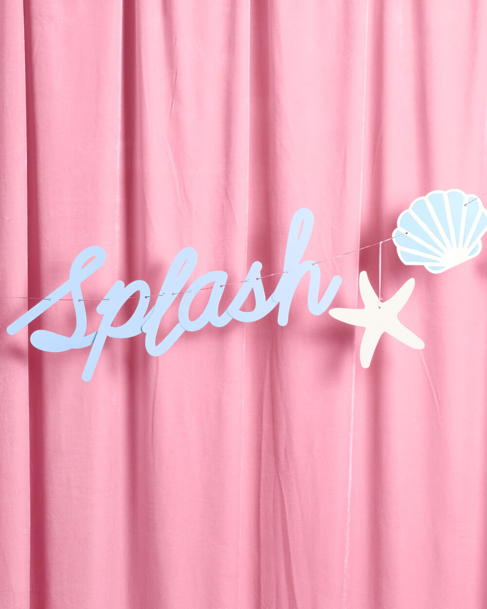 Last Splash Banner - matte blue banner