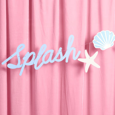 Last Splash Banner - matte blue banner