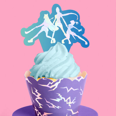 Takedown Cupcake Toppers - 24 pc set