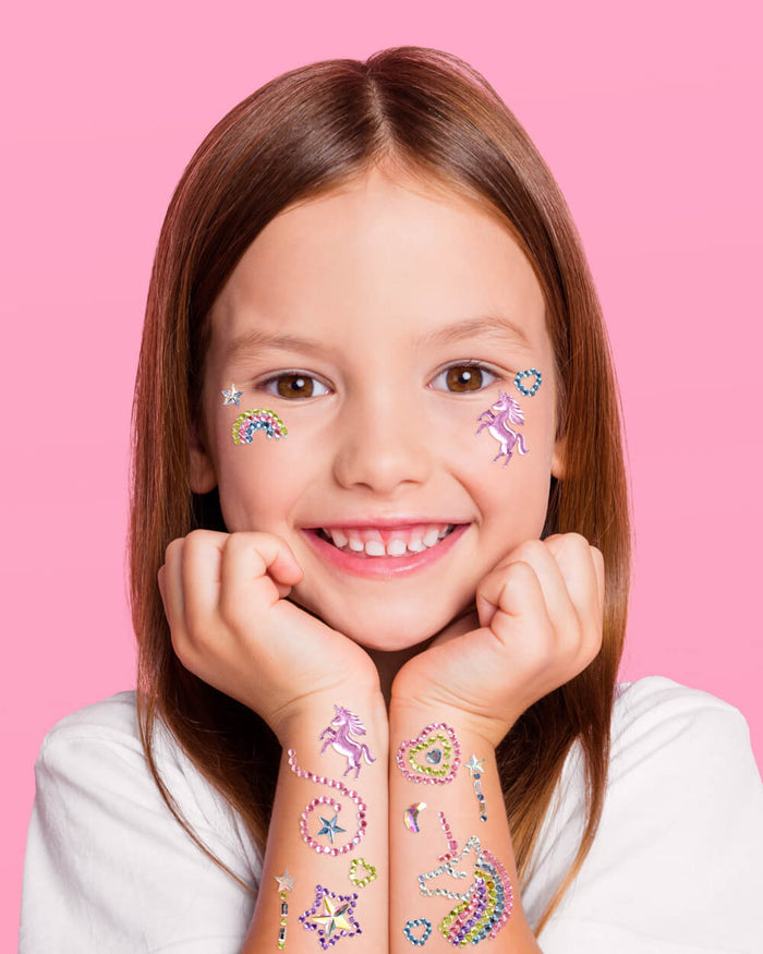 Unicorn Dreams Gem Set - 35 adhesive face gems