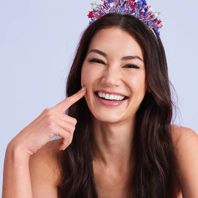 Stars & Stripes Headband - fringe + stars