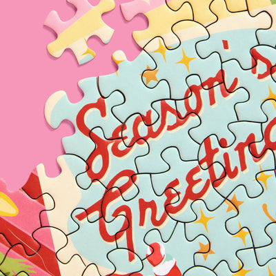 Pinkmas Puzzle - 1000 pc jigsaw puzzle