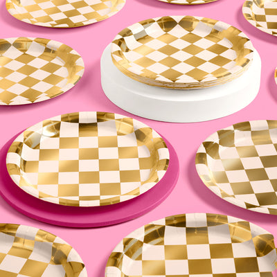Check Me Out Plates - 25 paper plates